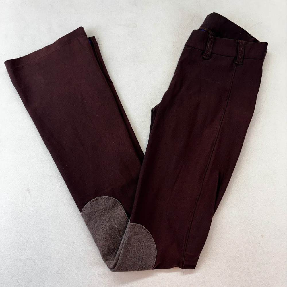 Irideon‎ Riding Breeches Women Small Long Brown Bootcut Knee Patch Pants